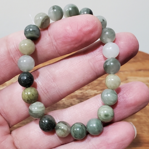 Moss Agate Bracelet - Picture 3 of 6